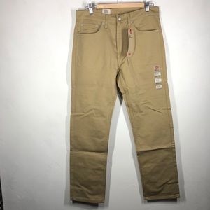 NWT Levi’s 505 tan pants size 32x30